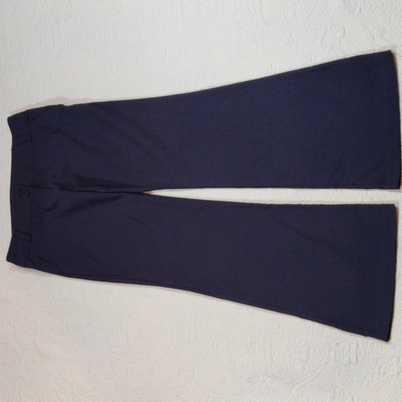 Ponny Tail Deep Purple Bell Bottom Pants - Picture 1 of 10